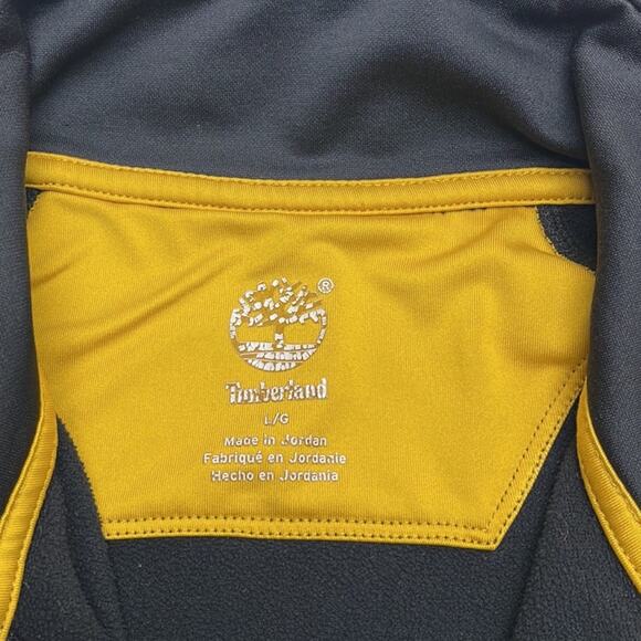 TIMBERLAND Men’s Large Black 1/4 Zip Pullover - Picture 3 of 6